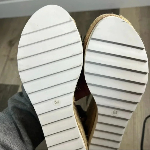 NWOT Marc Fisher Zako Suede Espadrille 6W - Picture 3 of 8